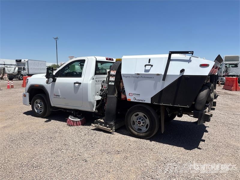 GMC hawk sweepers OSPREYS on  GMC 2500HD Sweeper Truck شاحنات كاسحة
