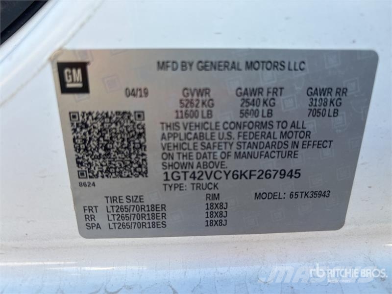 GMC Sierra 3500HD 4x4 Crew Cab Pickup (Inoperable) Anders