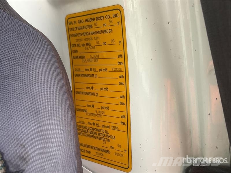 GMC W4500 Φορτηγά Kαρότσα με ανοιγόμενα πλαϊνά