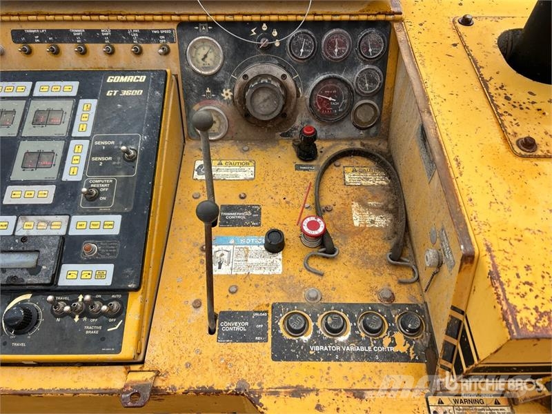 Gomaco GT3600 Curb and Gutter Machine Beton tartozékok