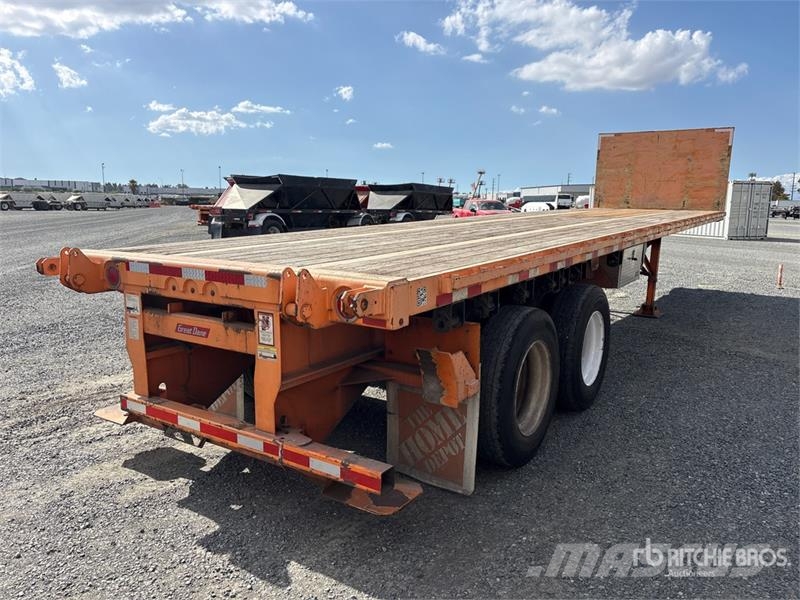 Great Dane 36 ft T/A Flatbed Trailer 플랫베드/드롭사이드 트레일러