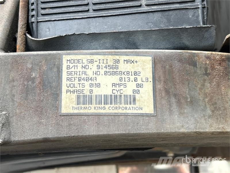 Great Dane 7011TZ-1A 53 ft x 102 in T/A Refrigerated Trailer Температурно-контролирани полуремаркета
