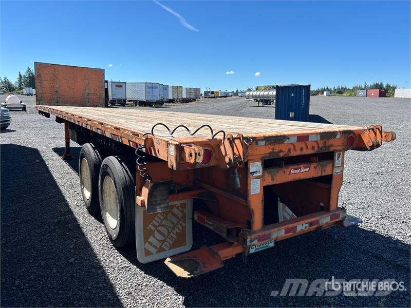 Great Dane FSP-0024-00099 37 ft T/A Flatbed Trailer مقطوروات مسطحة/مفصلية الجوانب