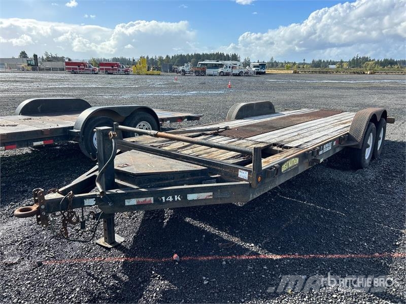 Great Northern 20 ft T/A Tilt Deck Trailer Низькорамні причепи