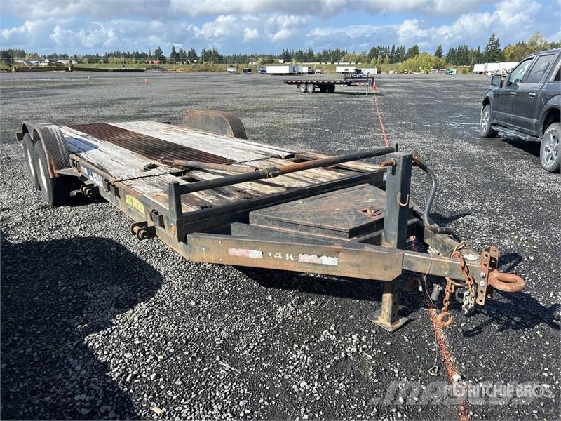 Great Northern 20 ft T/A Tilt Deck Trailer Низькорамні причепи