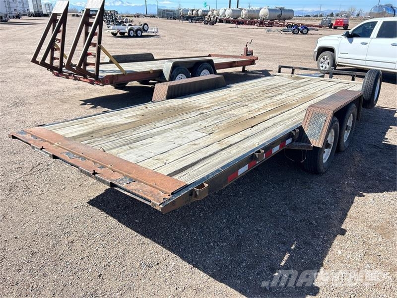 H & H & 20 ft T/A Flatbed Trailer Valníky