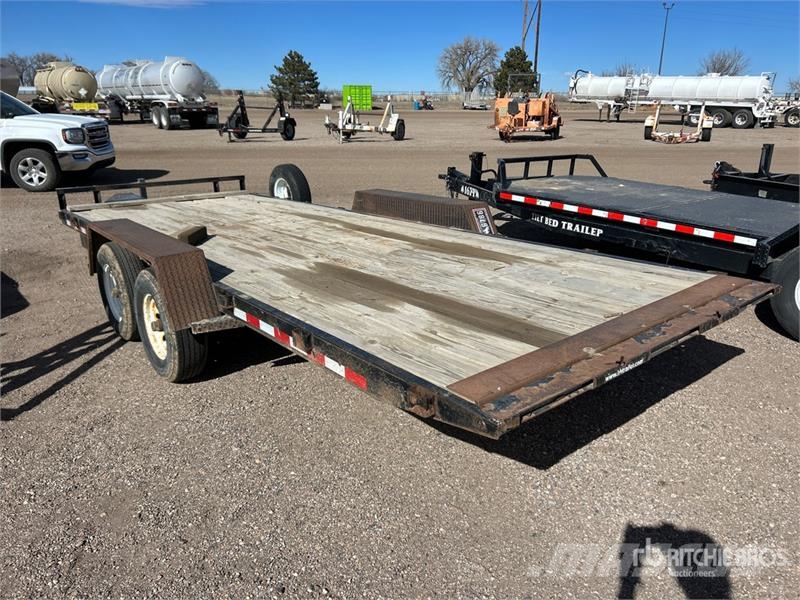 H & H & 20 ft T/A Flatbed Trailer Valníky