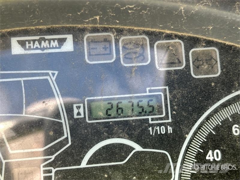 Hamm 3307 Smooth Drum Compactor Valjci sa jednim bubnjem