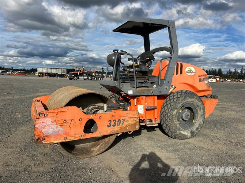 Hamm 3307 Smooth Drum Compactor Valjci sa jednim bubnjem