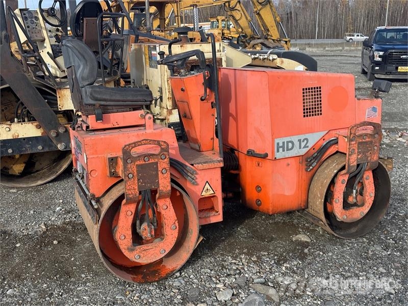 Hamm HD12 Double Drum Roller مداحل ثنائية الاسطوانة