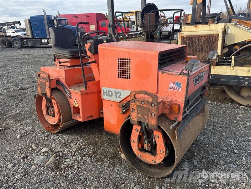 Hamm HD12 Double Drum Roller مداحل ثنائية الاسطوانة