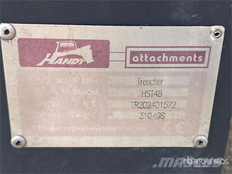 Handy HST48 60 in Skid Steer Trencher 트렌처