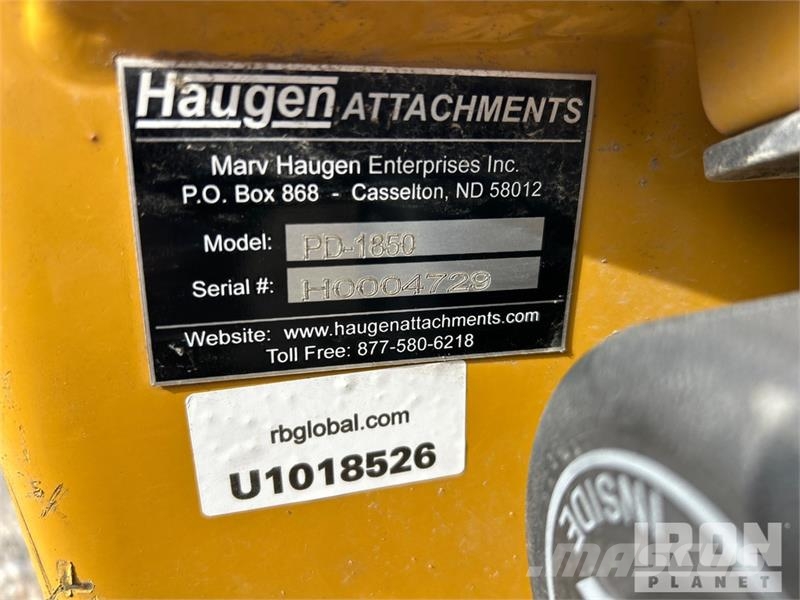 Haugen PD-1850 Haugen PD1850 Dakota Driver Skid Steer Pos Fencing equipment