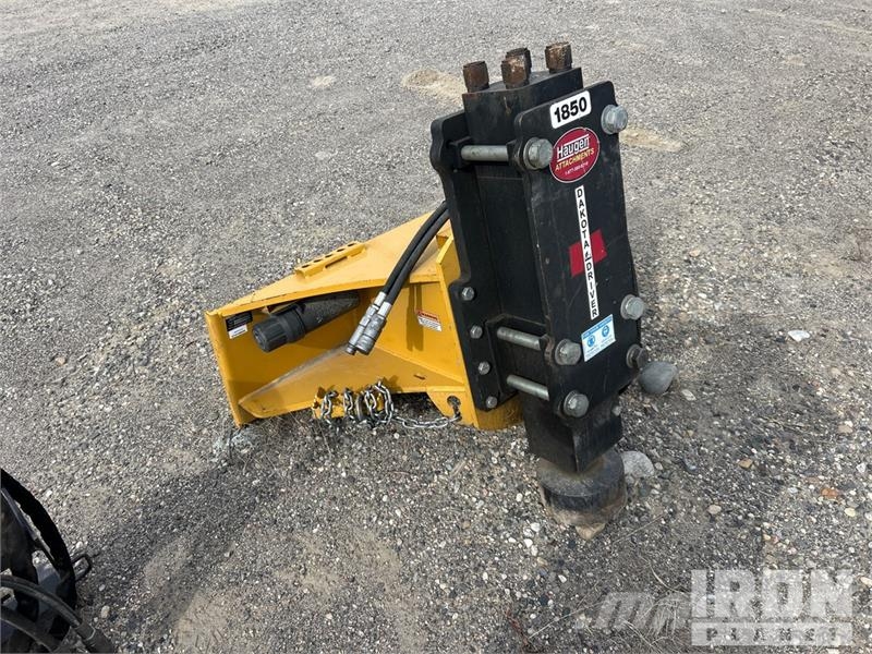 Haugen PD-1850 Skid Steer Post Driver Fencing equipment