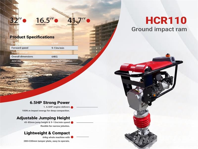  HCR110 Jack (Unused) Compactadores de percussão (Sapos)