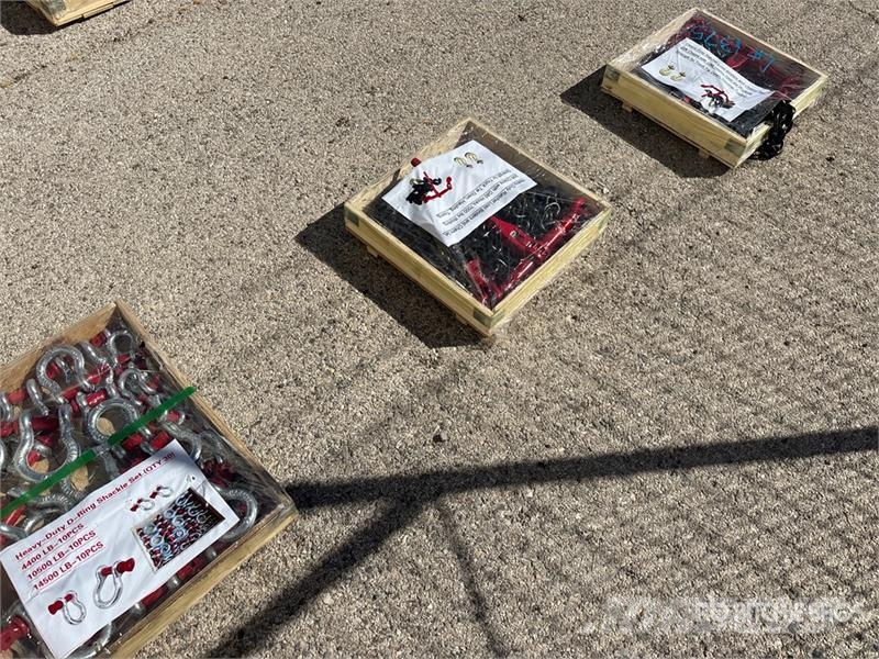  Heavy-Duty Ratchet Load Binders & Chains Set (Unus Outros componentes