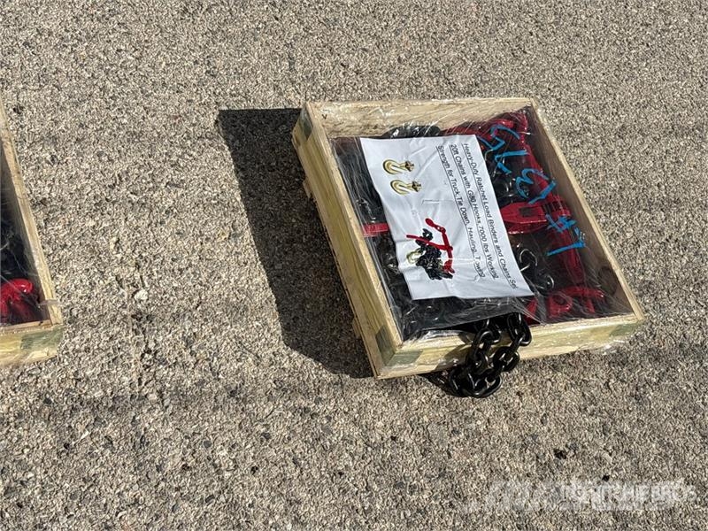 Heavy-Duty Ratchet Load Binders & Chains Set (Unus Outros componentes