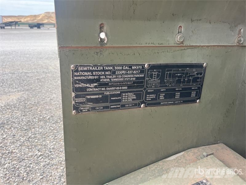 Heil MK970 5000 gal T/A Tanker Trailer Tanker trailers