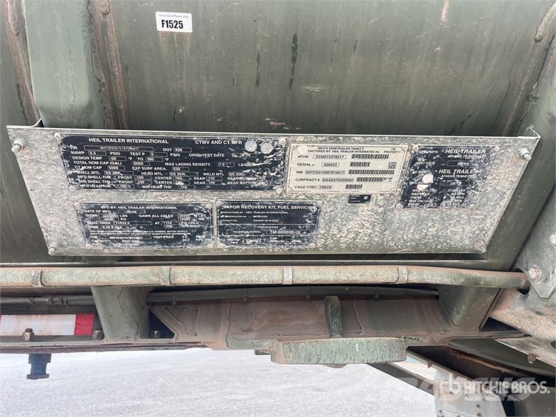 Heil MK970 5000 gal T/A Tanker Trailer Tanker trailers
