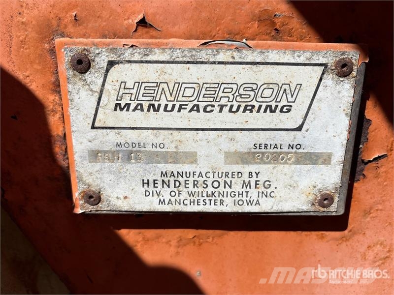 Henderson PSH 13 Salt Spreader 모래(염화칼슘) 살포기