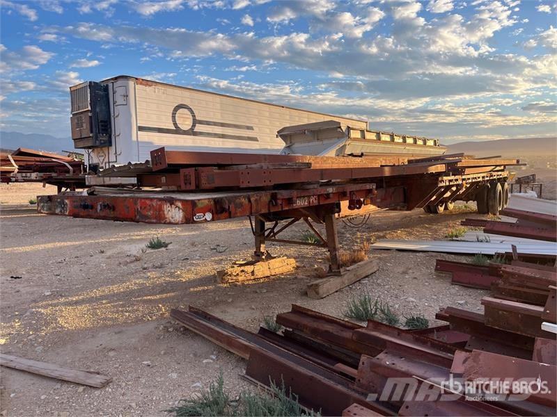 Highway T/A 40 ft - 64 ft Extendable Flatbed Trailer Remorque ridelle