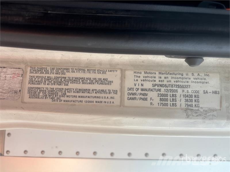 Hino 238 Tovornjaki zabojniki