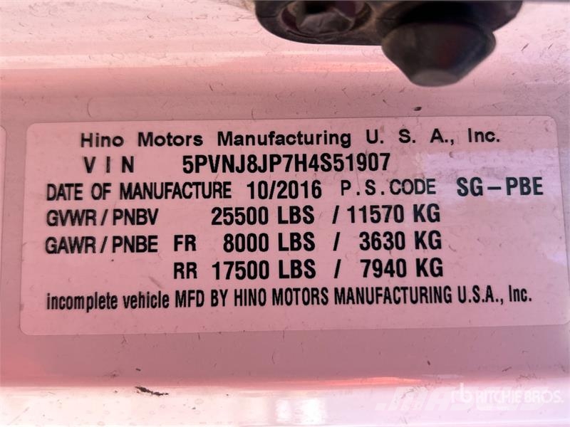 Hino 258 Vehículos de reciclaje