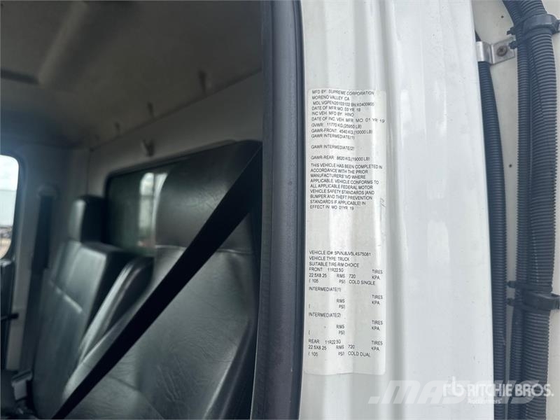 Hino 268 شاحنات بدرجة حرارة قابلة للضبط