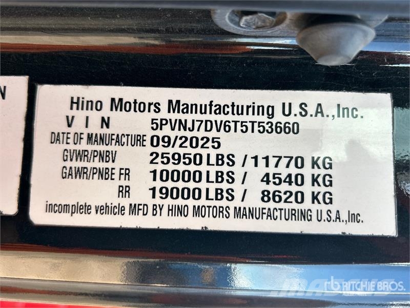 Hino 4x2 Van Truck Tovornjaki zabojniki
