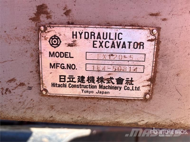 Hitachi EX120-5 Rupsgraafmachines