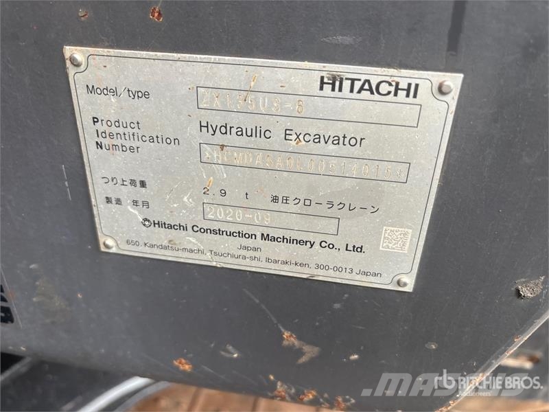 Hitachi ZX135US-6 Vikšriniai ekskavatoriai
