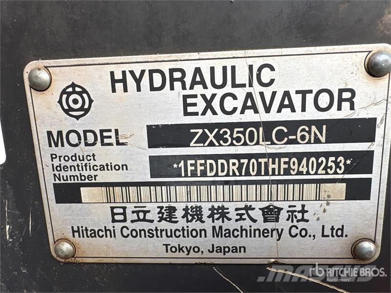 Hitachi ZX350LC-6N Tracked Excavator Bageri gusjeničari