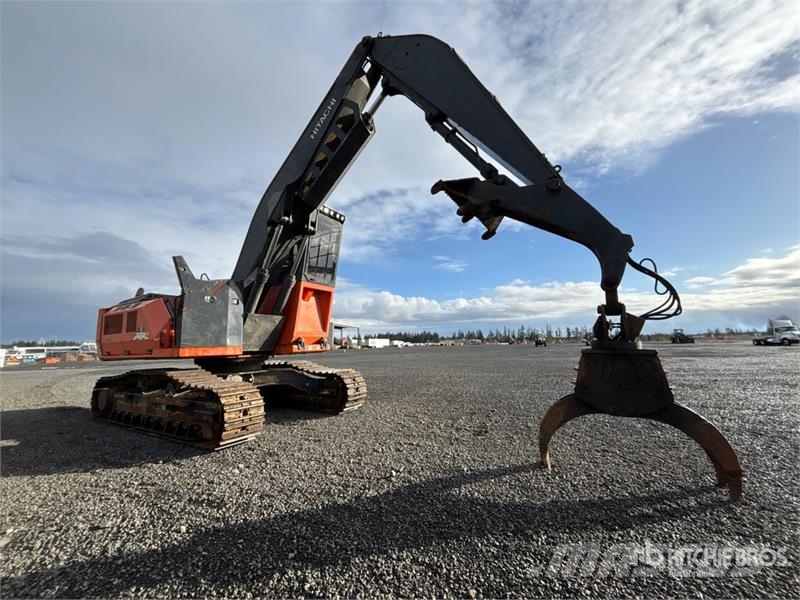 Hitachi ZX370F-LL-6N Heel Boom Log Loader Gelenkausleger Lader