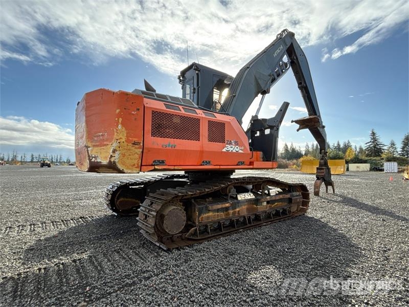 Hitachi ZX370F-LL-6N Heel Boom Log Loader Gelenkausleger Lader