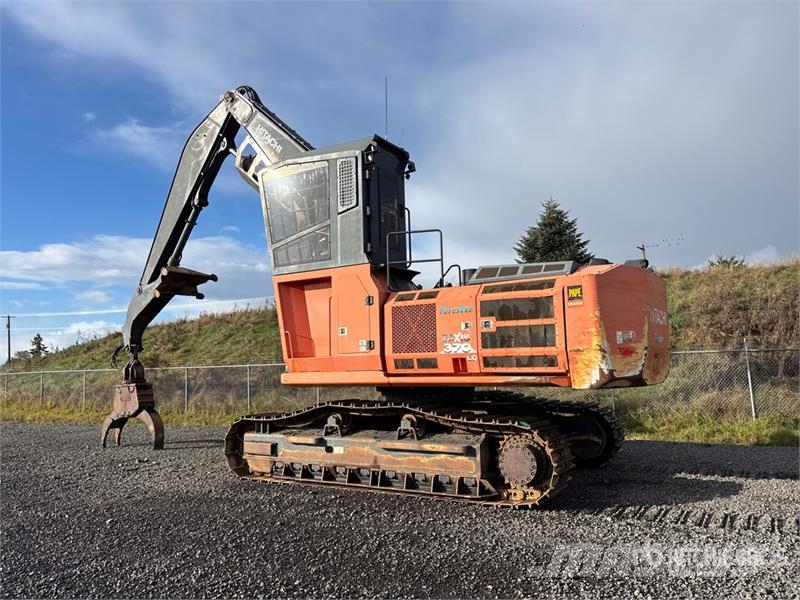 Hitachi ZX370F-LL-6N Heel Boom Log Loader Gelenkausleger Lader