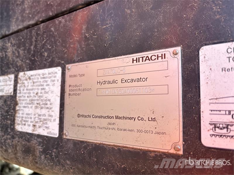 Hitachi ZX470LC-6 Tracked Excavator Гусеничні екскаватори