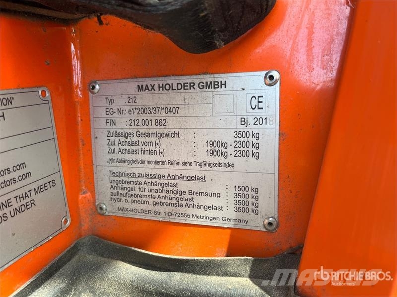 Holder C270 4x4 Articulated Tool Cart ملحقات ماكينات الأسفلت