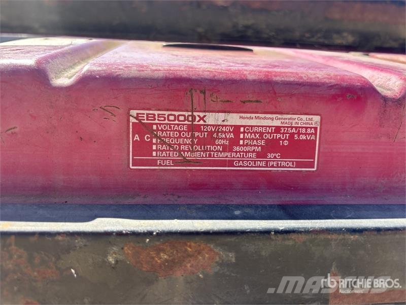 Honda of (2) Honda 5 kVA Generator Set Diesel Generators