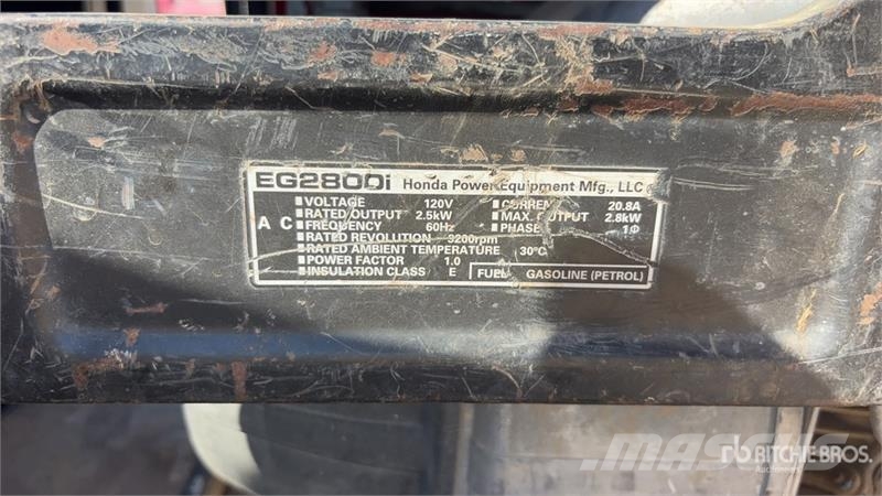 Honda of (3) Honda Generator Set مولدات ديزل