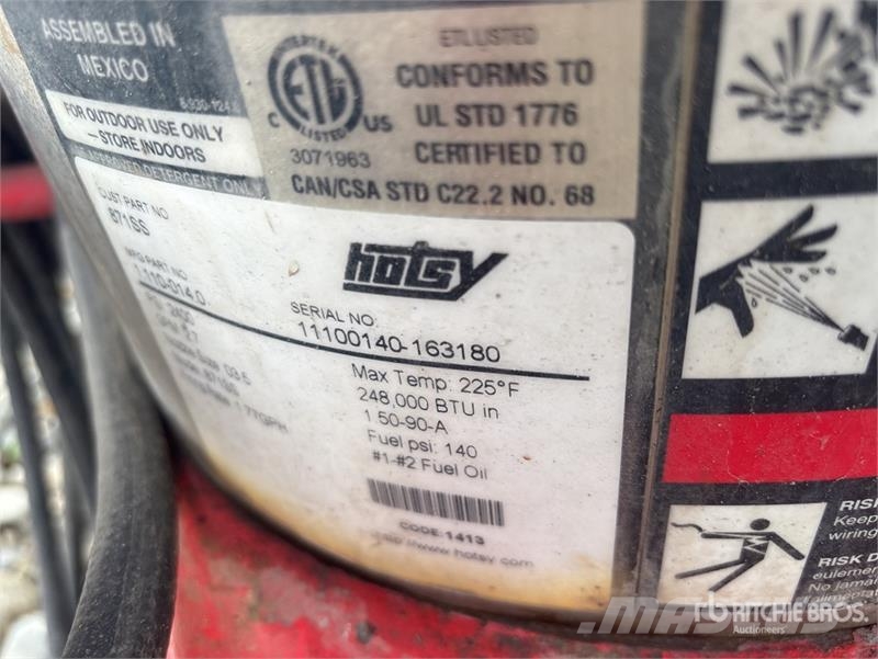 Hotsy 871SS Pressure Washer (Inoperable) Mazgātāji ar zemu spiedienu