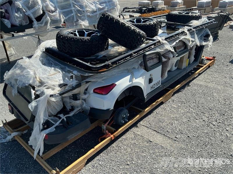 HQ100 Electric ***DAMAGED*** White Six-Seater Golf Masinute Golf