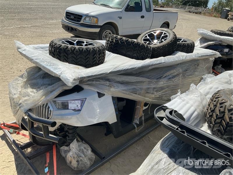 HQ100 Electric White Six-Seater Golf Cart (Unused) 高尔夫球车