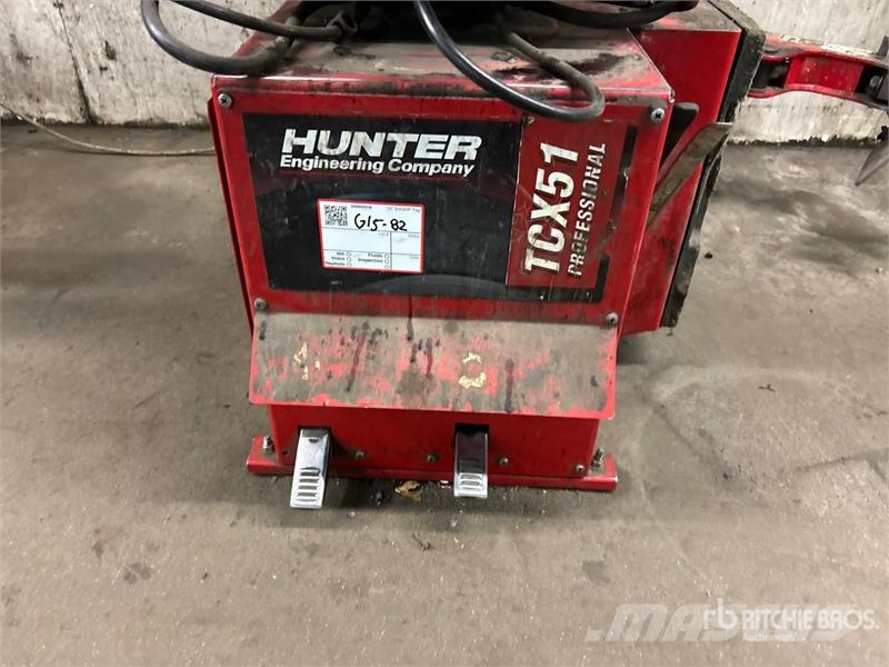 Hunter TCX50E Professional Tire Change Machine Otros componentes