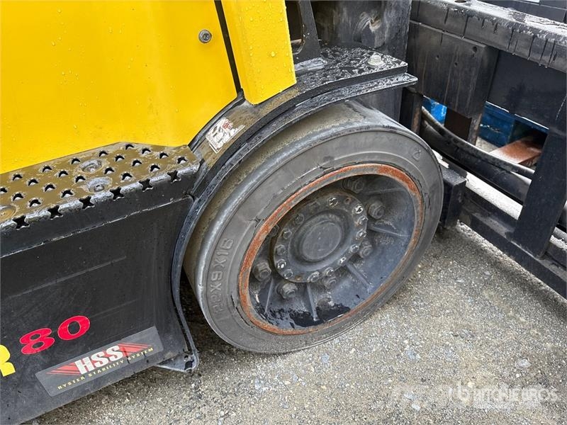 Hyster E80XN 6100 lb Electric Forklift شاحنات ذات رافعات شوكية تعمل بالكهرباء