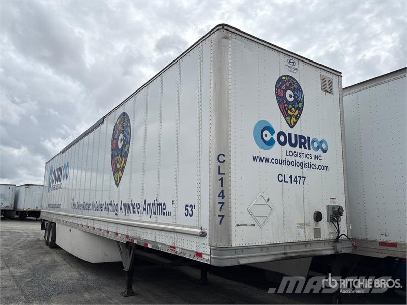 Hyundai 53 ft T/A Van Trailer Remorque Fourgon