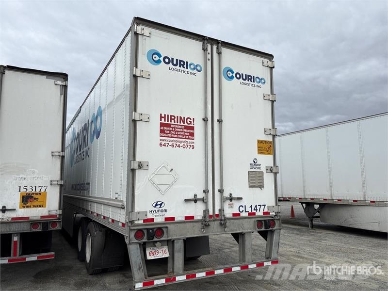 Hyundai 53 ft T/A Van Trailer Remorque Fourgon