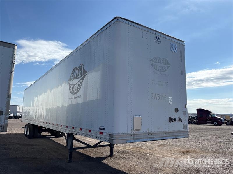 Hyundai 53 ft x 102 in T/A Van Trailer Причепи-фургони