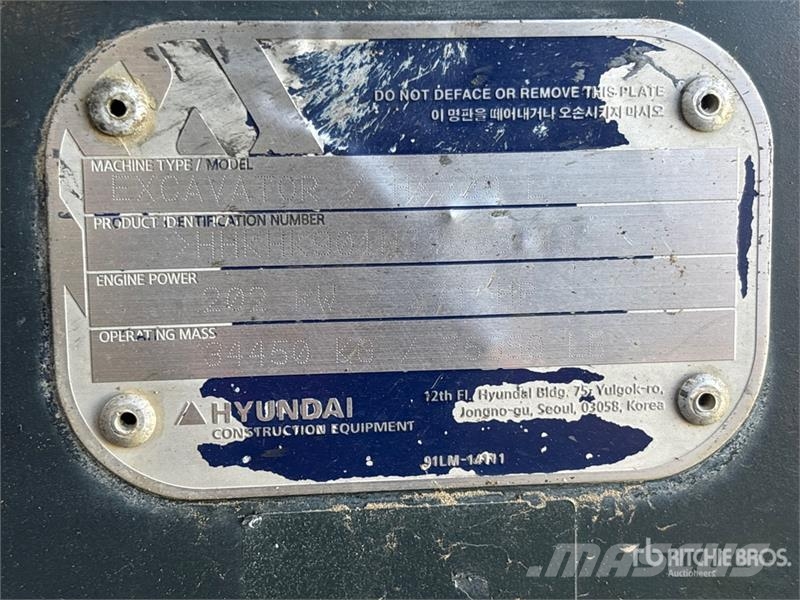 Hyundai HX330L Tracked Excavator Escavadoras de rastos