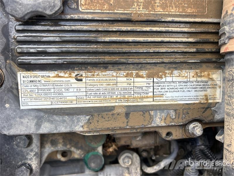 Hyundai HX380A L Kāpurķēžu ekskavatori