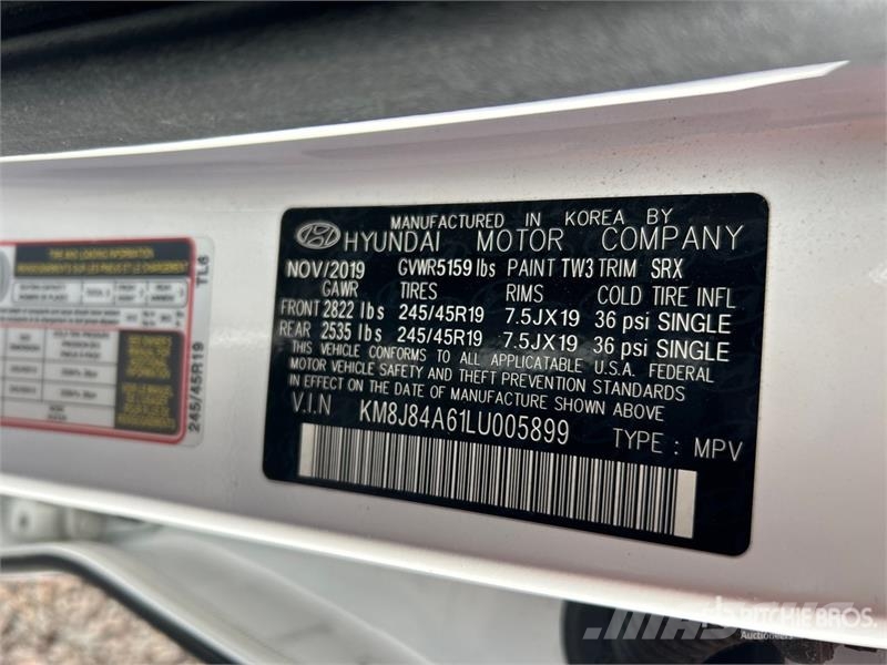 Hyundai Nexo 2WD SUV (Inoperable) Voiture